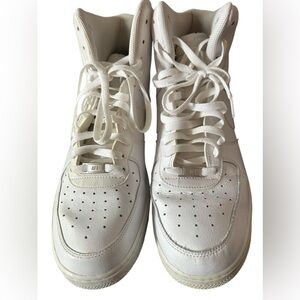 Nike Air Force 1 High Top Sneakers White Unisex Size 10 Casual Shoes mix match